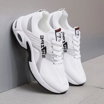 zapatillas infor MA217 White B#Zapatos de cuero sintético para hombre 