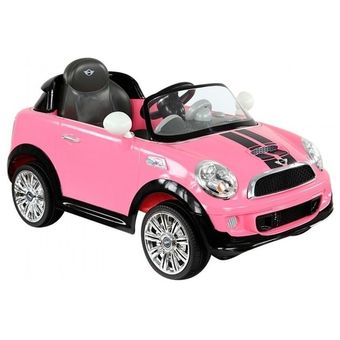 coche electrico mini rosa
