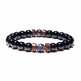 Pulsera Difusora De Lava Para Hombres Pulsera Natural De De 