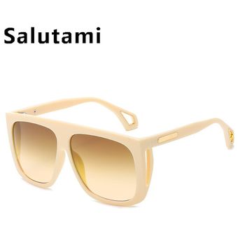 Square Men Sunglasses Oversize One Piece Sun Glasses Male 