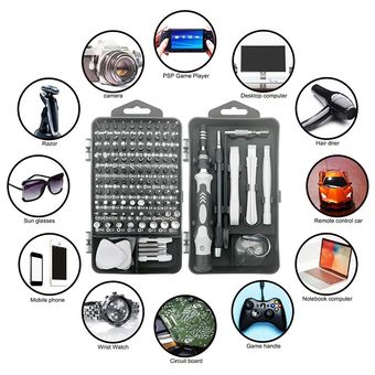 Destornillador de precisión 119 en 1 Mini destornillador Kit 