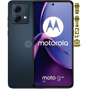 Celular Motorola Moto G84 5G 256GB 12GB - Azul 3M Garantía