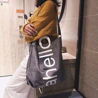 bandolera con diseño Bolso de compras de gran capacidad para mujer 