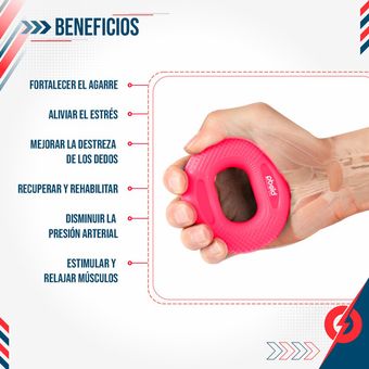 Pelota ergonómica para ejercitar los dedos, antebrazo, muñeca