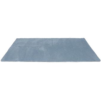 160 120cm suave antideslizante alfombra lanuda la estera del piso alfombra de la sala Dormitorio Decoración suave Tapetes-Gray 160 x 230 