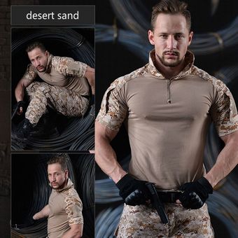 traje de rana ropa de combate para hombres XYX manga corta #camouflage camisetas de ejército uniforme multicámara Camisa militar táctica de camuflaje para hombres 
