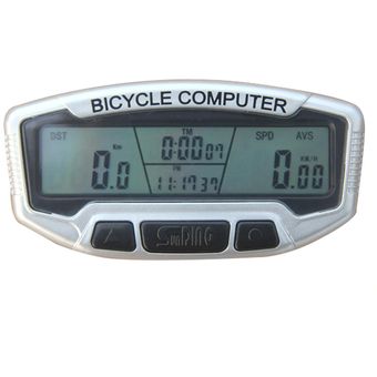 Inalámbrico impermeable odómetro velocímetro computadora de bicicleta 