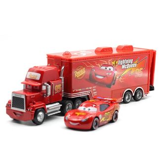 camion rayo mcqueen con coches