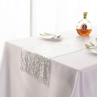 Camino De Mesa con lentejuelas para banquete en casa decoración De 