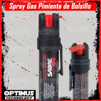 Spray para Defensa personal SUPER RED PEPPER 22 g CON CLIP - Sabre