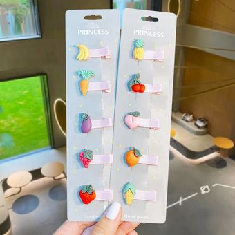 5 Piezasjuegos De Horquilla De Animales De Frutas De Para 