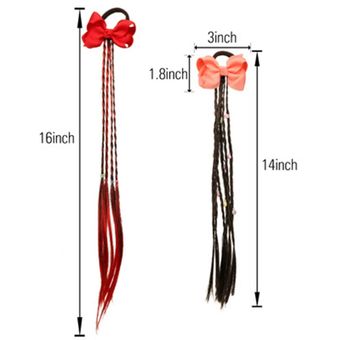diadema con hueco para cola peluca giratoria Cinta elástica para el pelo para niña accesorios para el cabello tocado cuerda trenzada 