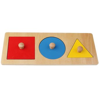 Juego educativo 2020 1 kit de juguete de madera Montessori Geometrie 