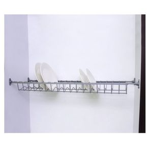 Juego de Locero con Bandeja Escurridora de 80 cm -Herrajes-Mueble Alto