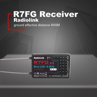 RadioLink R7FG antena dual Receptor de Alta Tensión Integrado Versión Gyro 