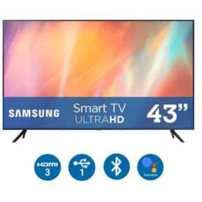 Pantalla Samsung AU7000 43 UHD 4K Smart TV UN43AU7000FXZX -...