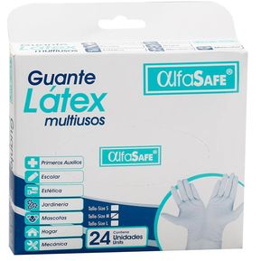 Guante Nitrilo Azul Thin Alfa Safe Talla L Caja x 100 und