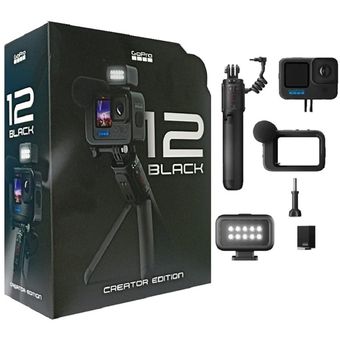 Cámara GoPro Hero 12 Creator Edition Negro