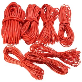 Todos los colores y tamaños 18AWG Cable de silicona DANIU 18AWG 10m 