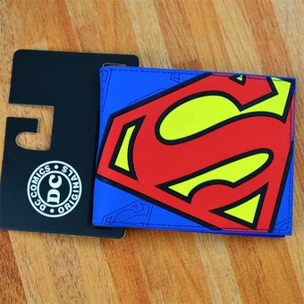 Billetera de dibujos animados de PVC Superman muchos estil Batman 