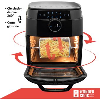 Air Fryer Horno Freidora De Aire Electrica 12lt Digital Wonder Cook