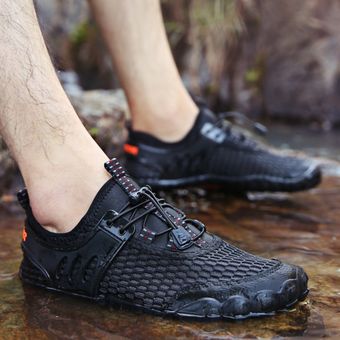 FONDBERYL Zapatos de Agua Hombre de Natación Calzado de Secado Rápido Respirable Soles de Color Zapatos Piscina Playa 