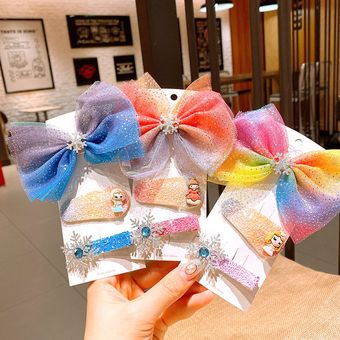 1 Juego de horquillas de princesa de Frozen para niña,pinz 1 Juego de horquillas de princesa de Frozen para niña,pinz