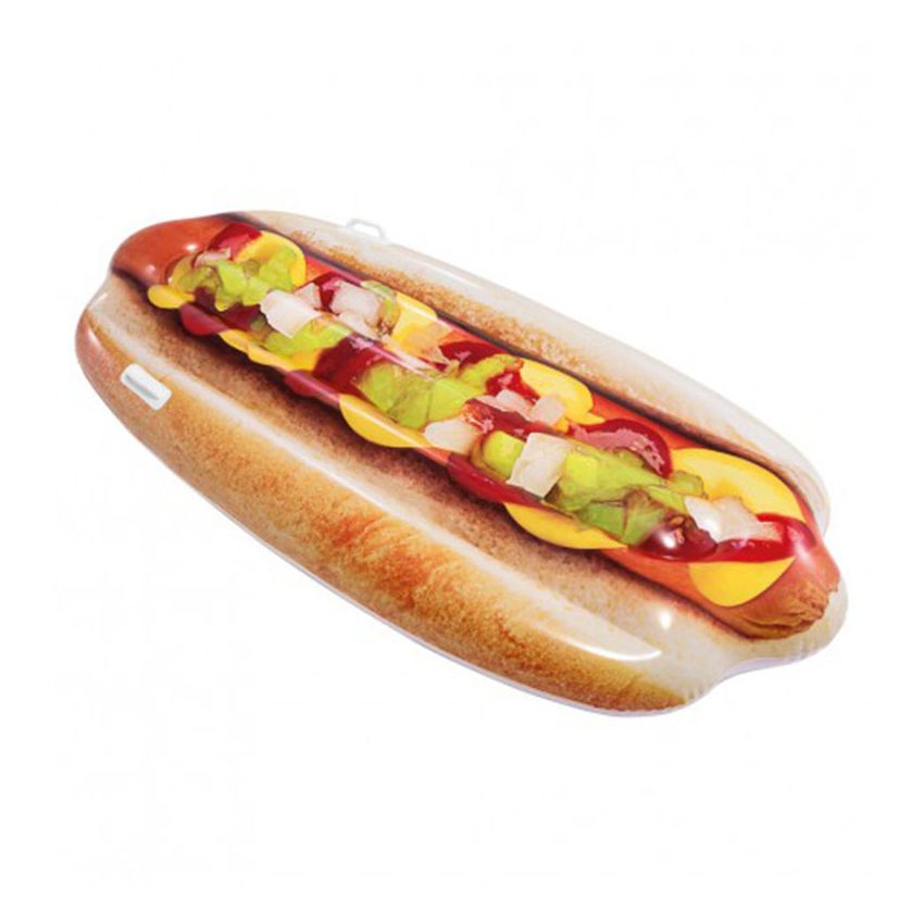 Flotador Colchon Inflable en Forma de Hotdog Adulto Intex