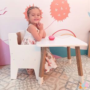 Mesa y Silla Elena - Espacio Creativo para Pequeños - Kids Decor Colombia