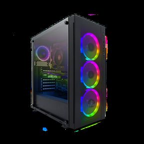 PC Gamer YEYIAN AMD Ryzen 5 5600X, Nvidia GeForce RTX 3060Ti 8GB GDDR6, 16GB DDR4 3200MHz, 1TB NVMe SSD, Windows10 Home Trial, Wi-Fi, 650W 80+Bronce, garantía 3 años