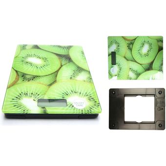 Báscula Digital de Cocina Kiwi Verde