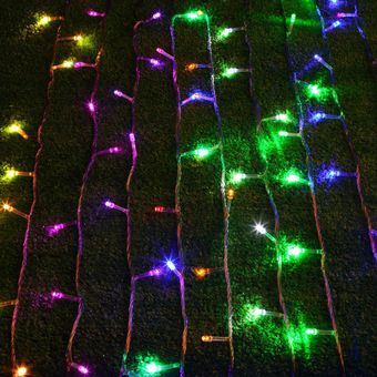 100 luces LED para la luz de la fiesta de Navidad Luz de cadena 10M 2.5V-250V Enchufe de la UE 