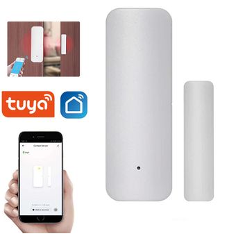  Tuya - Sensor de puerta WiFi, sensor inteligente de