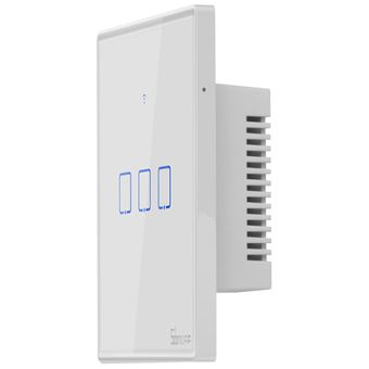 SONOFF T2 Interruptor de luz Wifi blanco Interruptores táctiles de par 