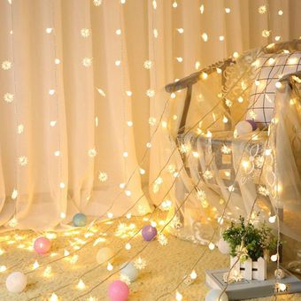 Lámpara de luz decorativa de estrella LED Lámpara impermeable con perlas de alto brillo 