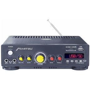 Amplificador De Audio Mitzu Publidifusor Con Pantalla Lcd PA-620USB