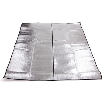 Cojín de colchón para dormir que acampa papel de aluminio 