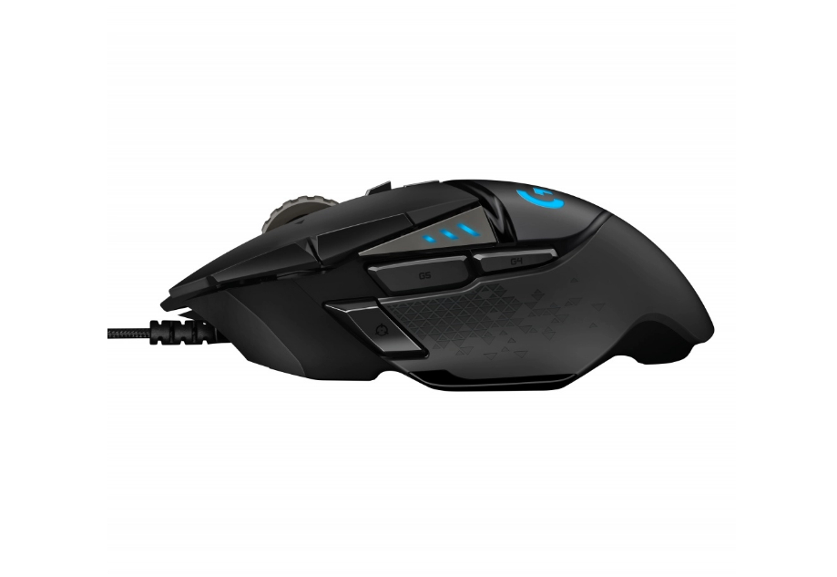 Mouse Logitech G502 Gaming Hero Alámbrico Alto Rendimiento - Negro