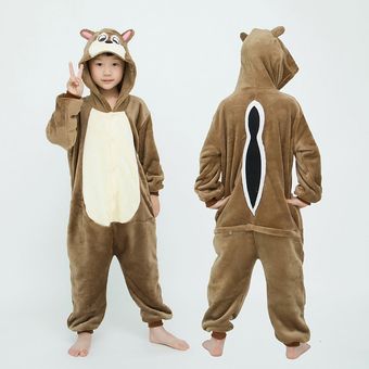 Ardilla de pijama de los pijama de unicornio para los viñetas de animales bebé traje de invierno niñas Licorne mono-Light Frog 