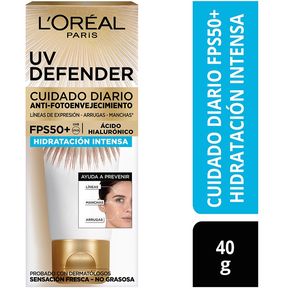 Crema Facial Protectora Fps 50+ Hidratante Loreal-40ml