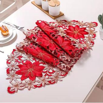 Mantel de encaje para mesa decoración del banquete de boda decorac 