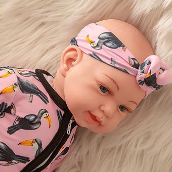 Muñeca Newborn de 22 Pulgadas Muñecos de Silicona Realistas 