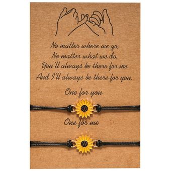 Girasol Deseo Pulsera Cera Cuerda Girasol Encanto Surf Girasol Deseo Pulsera Cera Cuerda Girasol Encanto Surf