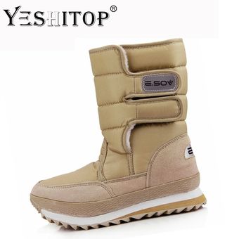 zapatos planos impermeables Botas de nieve para Mujer Botas femeni 