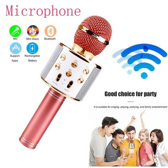 Micrófono inalámbrico de karaoke OK Micrófono Bluetooth Mini hogar Ktv 