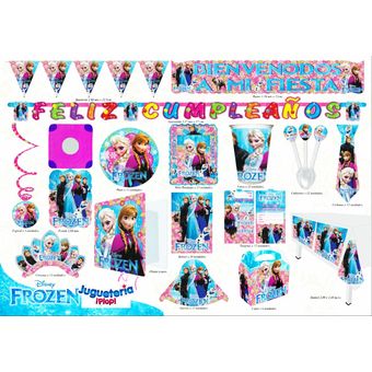 Kit Fiesta Piñata Frozen Decoración Completa