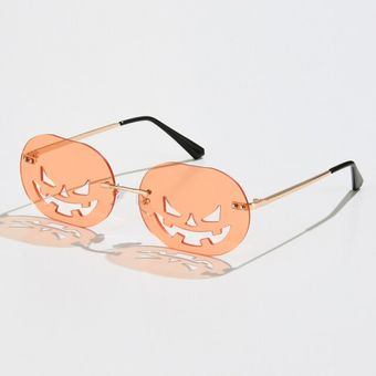 Gafas de sol en forma de calabaza sin marco Espejo demujer 