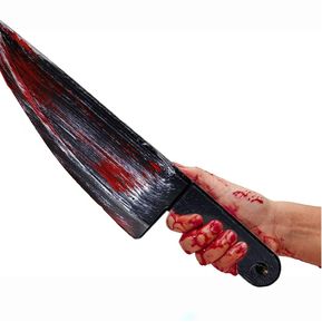 Cuchillo Sangriento Para Disfraz Halloween Cosplay