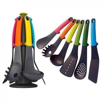 Juego de cucharones para cocina set de 6 GENERICO