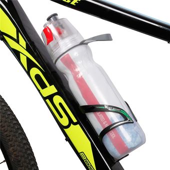 tetera de plástico a prueba de fugas botella de agua portátil para bicicleta para deportes al aire 